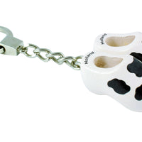 Keychain 2 shoes FriesianCow
