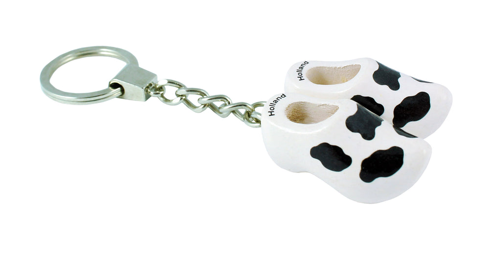 Keychain 2 shoes FriesianCow