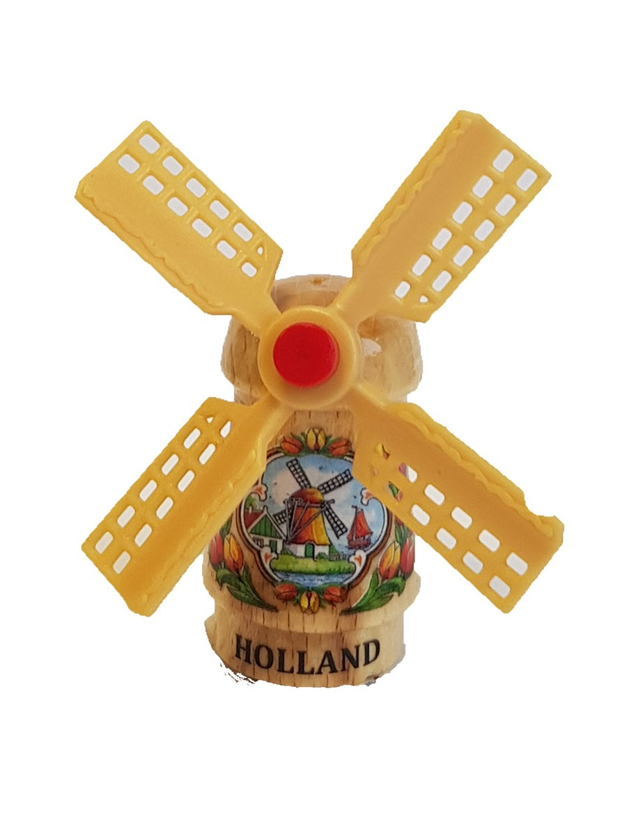 Vanished Wood Windmill Magnet