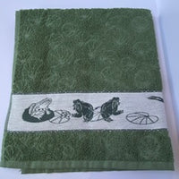 Hand Towel Froggy Laurel