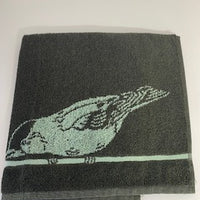 Hand Towel Birdy Green