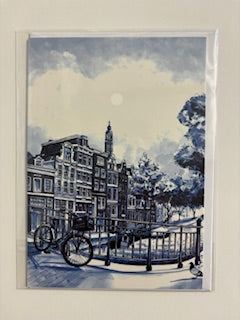 Greeting Card Canal Houses