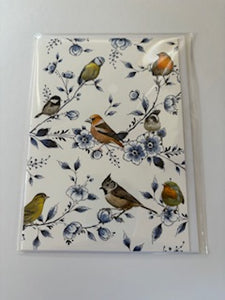 Greeting Card Forest Birds