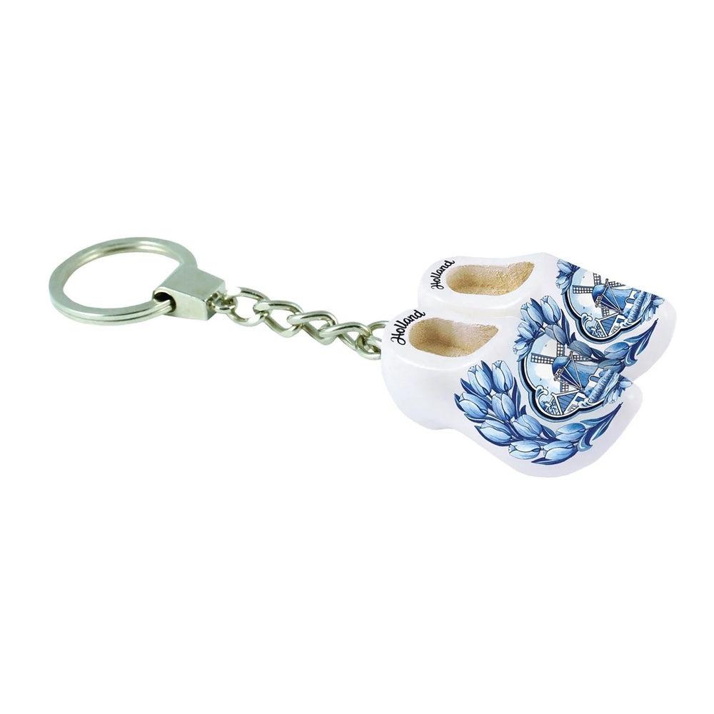 Keychain 2 shoes Delft Bl Mill 5 delft blue