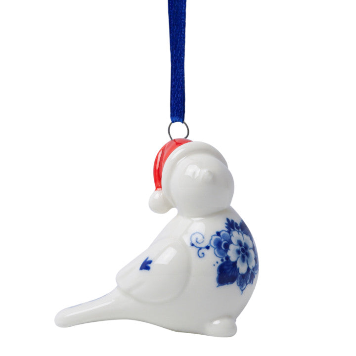 Christmas Bird With Hat