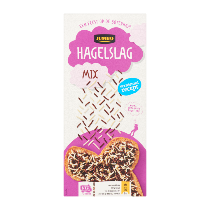 Jumbo Hagelslag Mixed Dark & White 600g