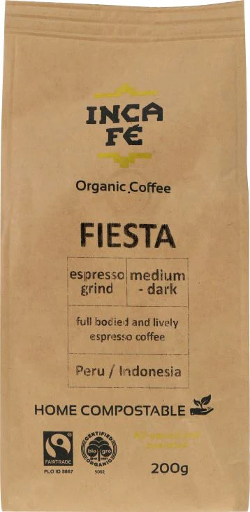 Inca Fe Fiesta espresso Organic