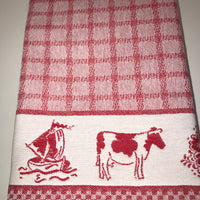 Tea Towel Dutchie Red