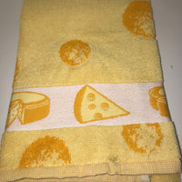 Hand Towel Yellow Cheese