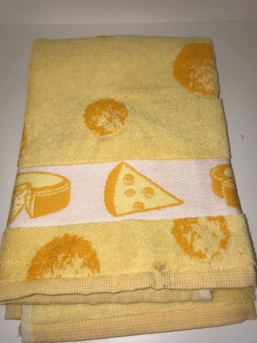 Hand Towel Yellow Cheese