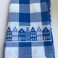 Tea Towel Houses Blue