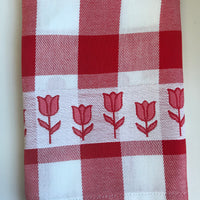 Tea Towel Red Tulip