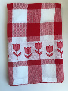 Tea Towel Red Tulip