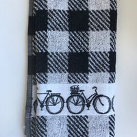 Hand Towel Bicycle Black