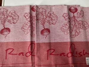 Tea Towel Red Radish