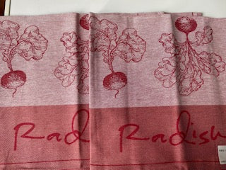 Tea Towel Red Radish
