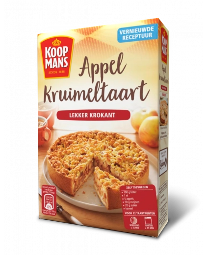 Koopmans Appel Kruimeltaart