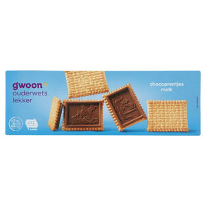 Gwoon Milk Choc Bisc 150g